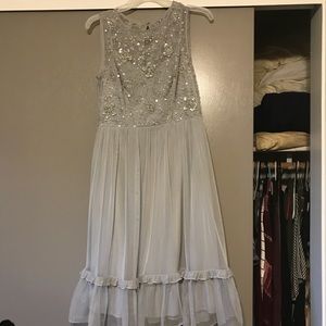 Adrianna Papell embellished tulle dress